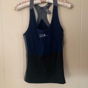Stella McCartney adidas tank top  sm navy black